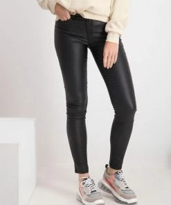 ONLY ONLANNE K MID WAIST COATED JEANS NOOS Dames Jeans - Maat L34 -Exporteren dameskleding winkel 550x711 2