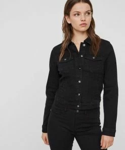 Vero Moda VMHOT SOYA LS DENIM JACKET MIX GA NOOS Dames Jas - Maat XL -Exporteren dameskleding winkel 550x711