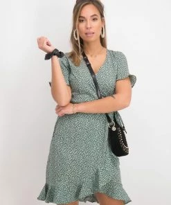 ONLY ONLOLIVIA S/S WRAP DRESS WVN NOOS Dames Jurk - Maat 40 -Exporteren dameskleding winkel 550x711 43