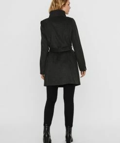 VERO MODA VMTWODOPE BELT 3/4 WOOL JACKET GA NOOS Dames Jas - Maat S -Exporteren dameskleding winkel 550x711 60