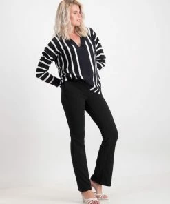 ONLY ONLROCKY MID FLARED PANT TLR Dames Broek - Maat L X L32 -Exporteren dameskleding winkel 550x711 63