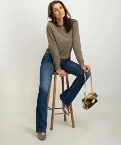 Only Jeans Onlblush Mid Flared Dnm Tai021 Noos 15264050 Dark Blue Denim Dames Maat - W32 X L32 -Exporteren dameskleding winkel 550x711 82