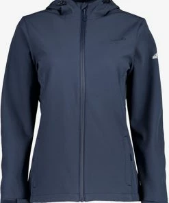 Mountain Peak Dames Softshell Jas - Blauw - Maat XXL - Winddicht - Ademend Materiaal