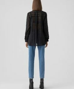 Vero Moda Blouse Vmgunilla L/s Oversize Shirt Vip 10280510 Black Dames Maat - L -Exporteren dameskleding winkel 550x718 2