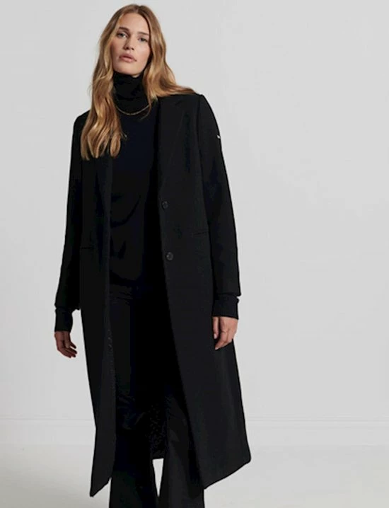 Superdry Dames Studios Quilt Wool Crombie 3 Superdry Dames Studios Quilt Wool Crombie