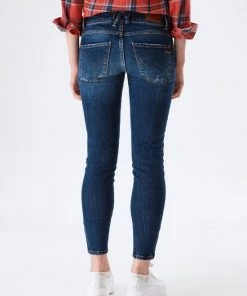 LTB Jeans LTB Senta Zip Jeans Volwassenen Donkerblauw -Exporteren dameskleding winkel 550x719