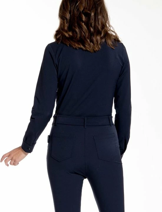 Blauwe Jumpsuit Van Je M'appelle - Dames - Travelstof - Maat L - 5 Maten Beschikbaar 7 Blauwe Jumpsuit Van Je M'appelle - Dames - Travelstof - Maat L - 5 Maten Beschikbaar - Afbeelding 5