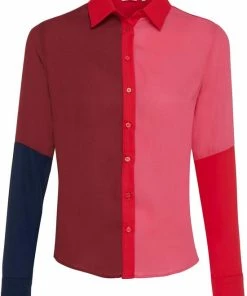 Mexx Dames Colorblock Blouse Multicolor -Exporteren dameskleding winkel 550x722
