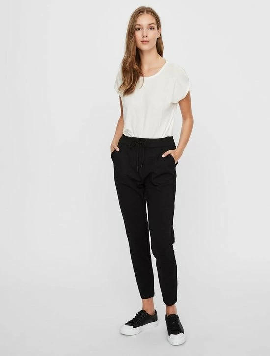 VERO MODA VMEVA MR LOOSE STRING PANTS NOOS Dames Broek - Maat L X L32 8 VERO MODA VMEVA MR LOOSE STRING PANTS NOOS Dames Broek - Maat L X L32 - Afbeelding 6