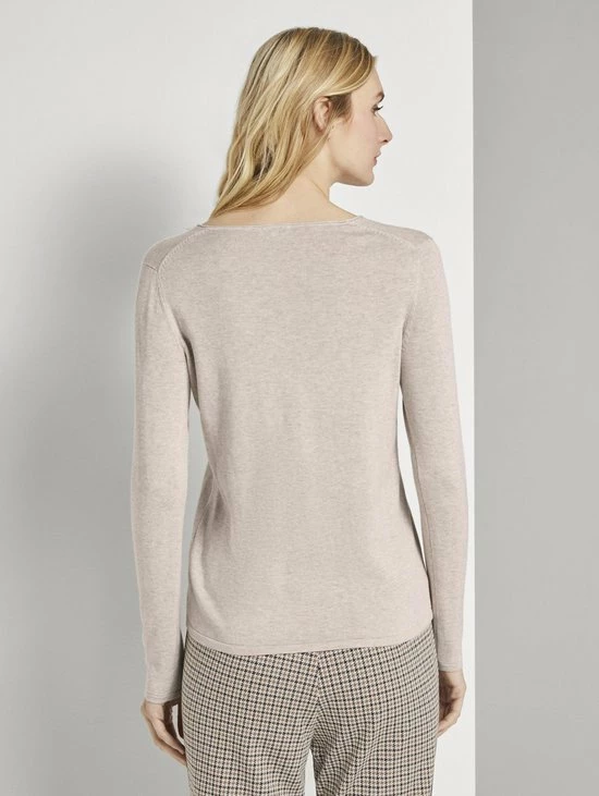 Tom Tailor Trui Beige-M 3 Tom Tailor Trui Beige-M
