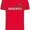 Vundy T-shirt Marokko | Rood Marokko Shirt | WK 2022 Voetbal | Marokko Supporter | Rood | Maat XL