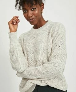 OBJECT OBJNOVA STELLA L/S KNIT PULLOVER NOOS Dames Trui - Maat XL -Exporteren dameskleding winkel 550x733 130