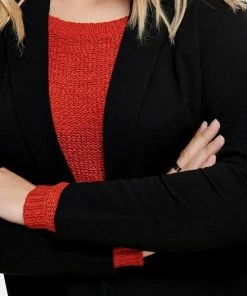 Jdygeggo Treats L/s Blazer Jrs 15180572 Black -Exporteren dameskleding winkel 550x733 160