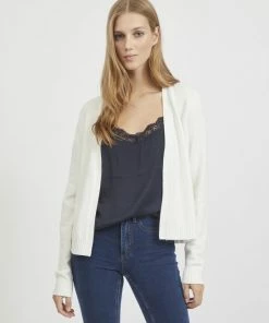 VILA VIRIL SHORT L/S KNIT CARDIGAN-NOOS Dames Vest - Maat L -Exporteren dameskleding winkel 550x733 189