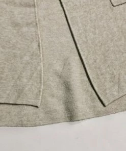 Puro Lino Warme Lange Vest In BEIGE Kleur Met Steek Zakken En Capuchon - Dames Vest - Maat 40/42 -Exporteren dameskleding winkel 550x733 216