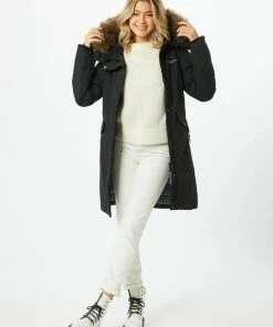 Didriksons - Erika Wns Parka - Black - Vrouwen - Maat 42 -Exporteren dameskleding winkel 550x733 248