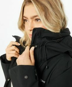 Didriksons - Erika Wns Parka - Black - Vrouwen - Maat 42 -Exporteren dameskleding winkel 550x733 250