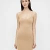 Pieces Naadloze Onderjurk - Ballroom - M - Beige