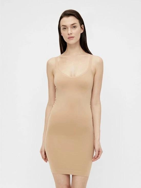Pieces Naadloze Onderjurk - Ballroom - M - Beige 3 Pieces Naadloze Onderjurk - Ballroom - M - Beige