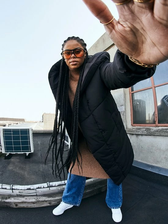 NOISY MAY NMTALLY L/S LONG JACKET BG NOOS Dames Jas - Maat S 5 NOISY MAY NMTALLY L/S LONG JACKET BG NOOS Dames Jas - Maat S - Afbeelding 3