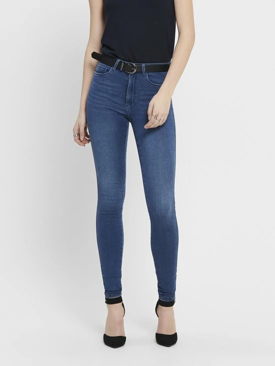 ONLY ONLROYAL LIFE HIGH W.SKINNY PIM504 NOOS Dames Jeans Skinny - Maat L X L30 4 ONLY ONLROYAL LIFE HIGH W.SKINNY PIM504 NOOS Dames Jeans Skinny - Maat L X L30 - Afbeelding 2