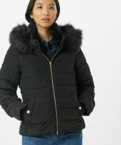 ONLY ONLCAMILLA QUILTED FURHOOD JACKET CC OTW Dames Jas - Maat XL -Exporteren dameskleding winkel 550x733 348