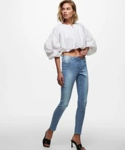 Only Wauw Life Dames Skinny Jeans - Maat W25 X L30 -Exporteren dameskleding winkel 550x733 351