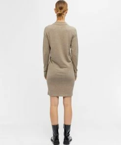 OBJECT COLLECTORS ITEM OBJTHESS L/S KNIT DRESS NOOS Dames Jurk - Maat XL -Exporteren dameskleding winkel 550x733 358
