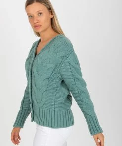 Merkloos Mint Dames Grof Gebreide Vest One Size 10 Merkloos Mint Dames Grof Gebreide Vest One Size -Exporteren dameskleding winkel 550x733 406