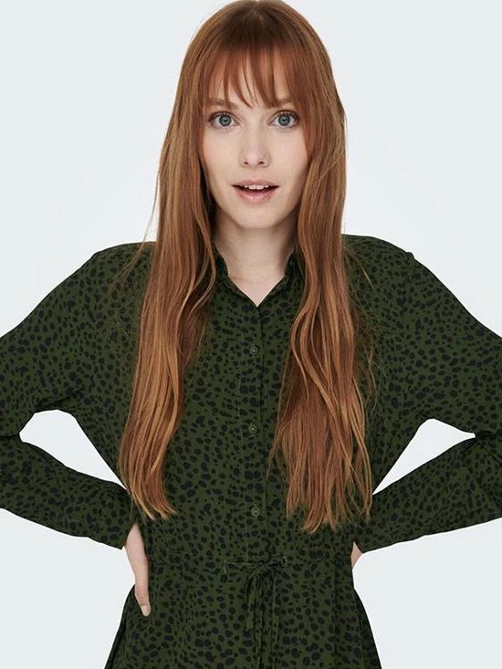 JDY JDYPIPER L/S SHIRT STRING DRESS WVN Dames Jurk - Maat L 10 JDY JDYPIPER L/S SHIRT STRING DRESS WVN Dames Jurk - Maat L - Afbeelding 8