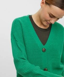 VERO MODA VMLEA LS V-NECK CUFF CARDIGAN NOOS Dames Vest - Maat S 19 VERO MODA VMLEA LS V-NECK CUFF CARDIGAN NOOS Dames Vest - Maat S -Exporteren dameskleding winkel 550x733 420