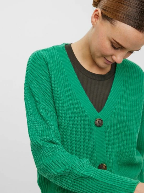 VERO MODA VMLEA LS V-NECK CUFF CARDIGAN NOOS Dames Vest - Maat S 11 VERO MODA VMLEA LS V-NECK CUFF CARDIGAN NOOS Dames Vest - Maat S - Afbeelding 9