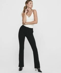 ONLY ONLROCKY MID FLARED PANT TLR Dames Broek - Maat L X L32 -Exporteren dameskleding winkel 550x733 424