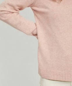 VILA VIRIL V-NECK L/S KNIT TOP - NOOS Dames Trui - Maat XL -Exporteren dameskleding winkel 550x733 434