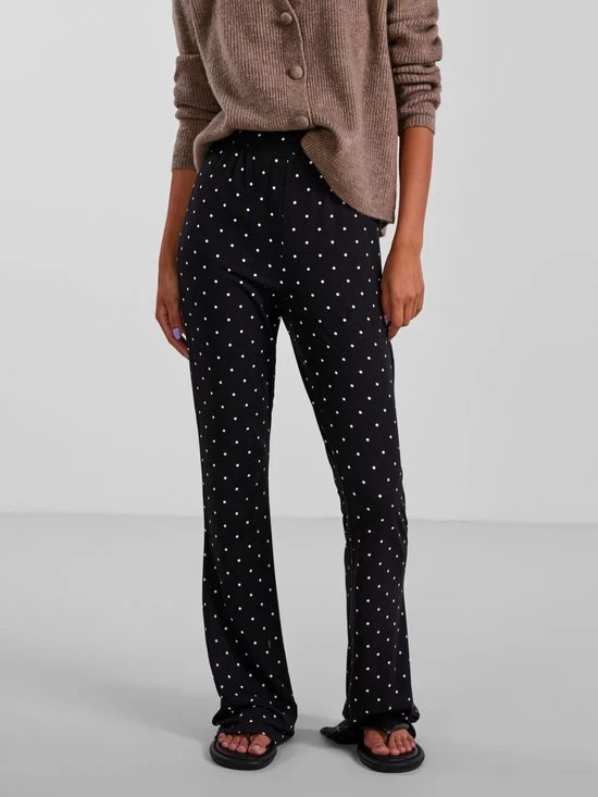 PIECES PCNALA HW FLARED PANT BC Dames Broek - Maat L 3 PIECES PCNALA HW FLARED PANT BC Dames Broek - Maat L