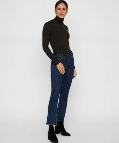 VERO MODA VMAVA LULU LS ROLLNECK BLOUSE GA NOOS Dames T-shirt - Maat XL -Exporteren dameskleding winkel 550x733 538