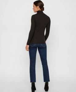 VERO MODA VMAVA LULU LS ROLLNECK BLOUSE GA NOOS Dames T-shirt - Maat XL -Exporteren dameskleding winkel 550x733 539