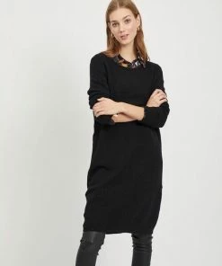 Vila VIRIL LS KNIT DRESS - NOOS 33 Vila VIRIL LS KNIT DRESS - NOOS -Exporteren dameskleding winkel 550x733 544