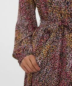 VERO MODA VMLOTUS L/S SHIRT DRESS WVN GA BTQ Dames Jurk - Maat XL -Exporteren dameskleding winkel 550x733 545