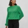 VILA VISULTAN KNIT O-NECK L/S TOP - NOOS Dames Trui - Maat XL