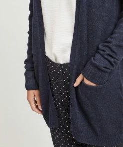 Vila Dames Vest Blauw - Maat M -Exporteren dameskleding winkel 550x733 600