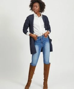 Vila Dames Vest Blauw - Maat M -Exporteren dameskleding winkel 550x733 601