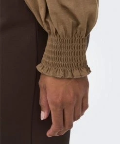 ONLY ONLELVA L/S SMOCK TOP NOOS NN Dames Top - Maat L -Exporteren dameskleding winkel 550x733 626