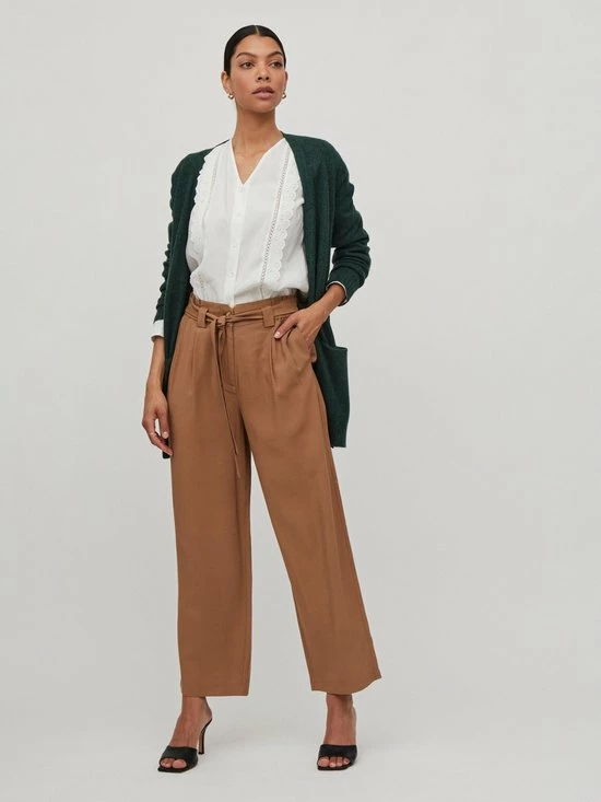 Vila Dames Vest - Donkergroen - Maat XS 6 Vila Dames Vest - Donkergroen - Maat XS - Afbeelding 4