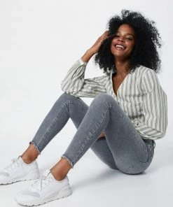 ONLY ONLBLUSH MID SK ANK RAW JNS REA0918 NOOS Dames Jeans - Maat M X L32 -Exporteren dameskleding winkel 550x733 656