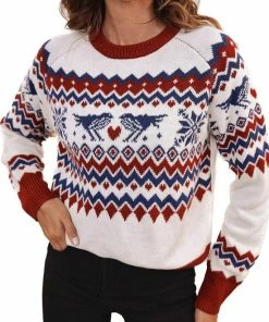 Pieces Aprés Ski Trui | Warme Trui | Wintertrui | Kersttrui -Exporteren dameskleding winkel 550x734 23