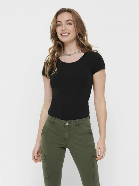 ONLY ONLLIVE LOVE LIFE SS ONECK TOP NOOS JRS Dames T-Shirt - Maat M 5 ONLY ONLLIVE LOVE LIFE SS ONECK TOP NOOS JRS Dames T-Shirt - Maat M - Afbeelding 3