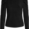 ONLY ONLRICH L/S GLITTER PUFF TOP JRS Dames Top - Maat XL