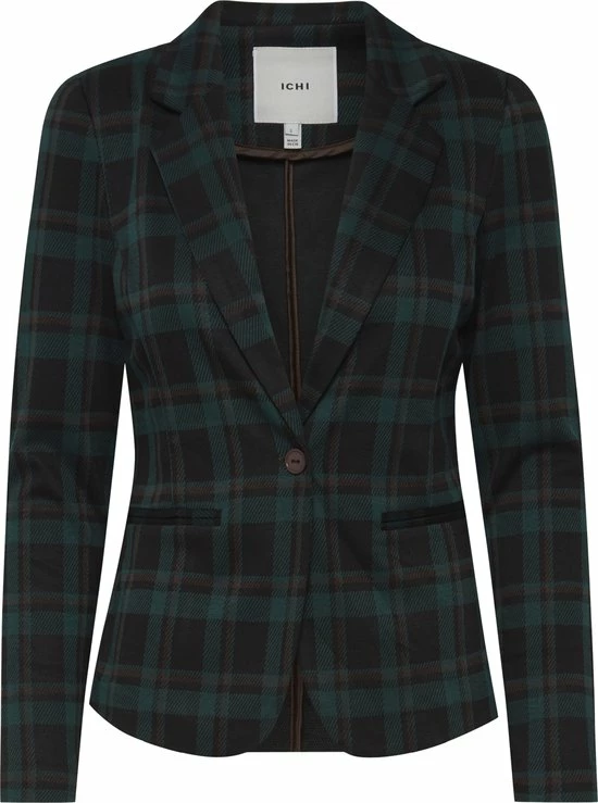 Ichi IHKATE CHECKO BL Dames Blazer - Maat M 3 Ichi IHKATE CHECKO BL Dames Blazer - Maat M