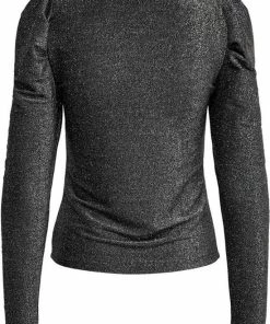 ONLY ONLRICH L/S GLITTER PUFF TOP JRS Dames Top - Maat XL -Exporteren dameskleding winkel 550x744 2